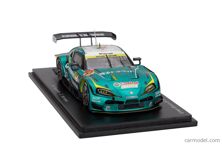 Toyota Supra GR Team Saitana Green Brave N°52 GT300 Class Super GT 2025 Hiroki Yoshida - Seita Nonaka 1:43 Spark Model zelená metalická strieborná