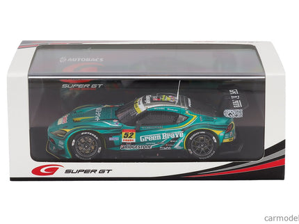 Toyota Supra GR Team Saitana Green Brave N°52 GT300 Class Super GT 2025 Hiroki Yoshida - Seita Nonaka 1:43 Spark Model zelená metalická strieborná