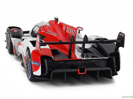 Toyota GR010 3.5L V6 Twin Turbo Hybrid Team Gazoo Racing N°7 24h Le Mans 2023 Mike Conway - Kamui Kobayashi - Jose Maria Lopez 1:18 IXO Models biela červená