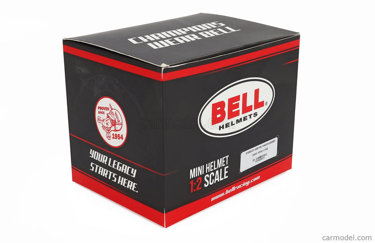 Bell Helmet Kevin Magnussen 2023 F1 VF-23 Team Moneygram Haas N°20 1:2 Mini Helmet červená čierna