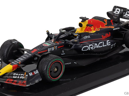 Red Bull F1 RB20 Team Oracle Red Bull Racing N°1 Majster Sveta Sezóna 2024 Max Verstappen 1:24 Edicola modrá žltá červená