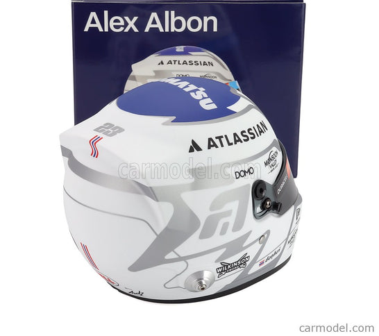 Bell Helmet Alexander Albon 2026 F1 FW48 Team Williams Racing N°23 1:2 Mini Helmet biela
