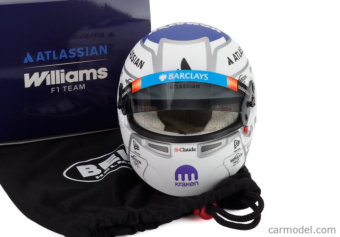 Bell Helmet Alexander Albon 2026 F1 FW48 Team Williams Racing N°23 1:2 Mini Helmet biela