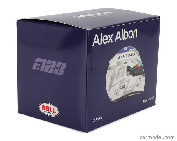 Bell Helmet Alexander Albon 2026 F1 FW48 Team Williams Racing N°23 1:2 Mini Helmet biela