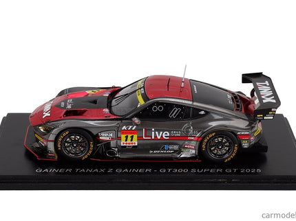 Nissan Z Fairlady Team Gainer Anest Iwata Racing N°11 GT300 Class Super GT 2025 Ryuichiro Tomita - Kazuki Oki 1:43 Spark Model sivá červená