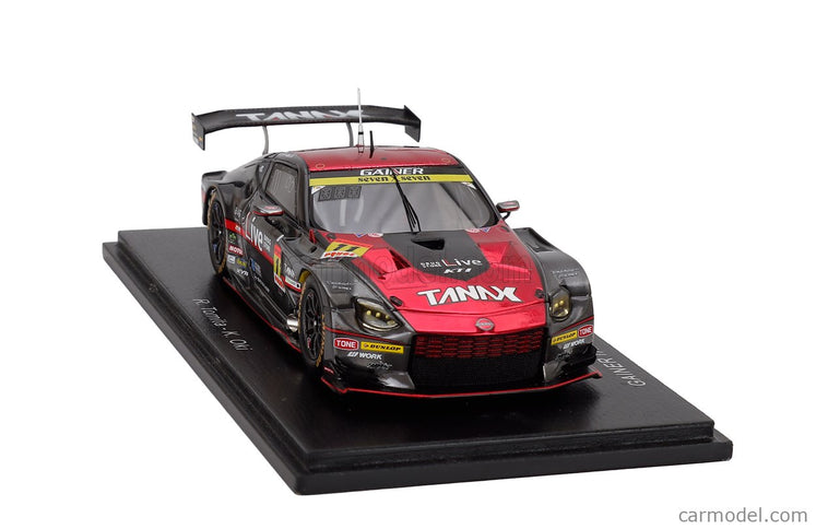 Nissan Z Fairlady Team Gainer Anest Iwata Racing N°11 GT300 Class Super GT 2025 Ryuichiro Tomita - Kazuki Oki 1:43 Spark Model sivá červená