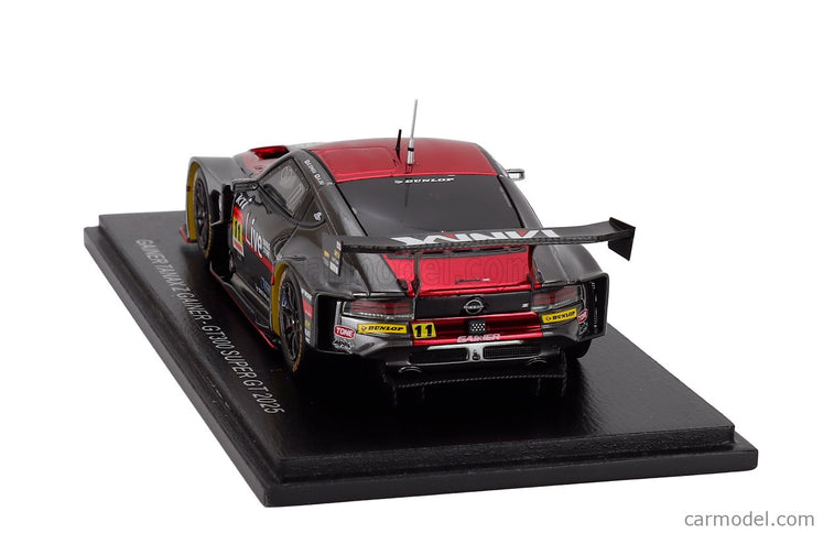 Nissan Z Fairlady Team Gainer Anest Iwata Racing N°11 GT300 Class Super GT 2025 Ryuichiro Tomita - Kazuki Oki 1:43 Spark Model sivá červená