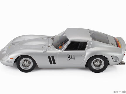 Ferrari 250 GTO 3.0L V12 Coupe N°34 Dmv Avus 1963 Hermann Cordes 1:18 KK Scale strieborná