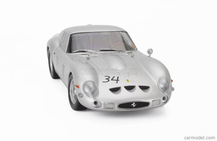 Ferrari 250 GTO 3.0L V12 Coupe N°34 Dmv Avus 1963 Hermann Cordes 1:18 KK Scale strieborná