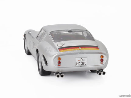 Ferrari 250 GTO 3.0L V12 Coupe N°34 Dmv Avus 1963 Hermann Cordes 1:18 KK Scale strieborná