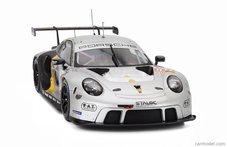 Porsche 911 991-2 RSR-19 4.2L Team Proton Competition N°911 24h Le Mans 2023 Michael Fassbender - Richard Lietz - Martin Rump 1:18 IXO Models strieborná čierna