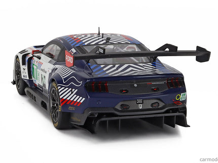 Ford Mustang GT3 5.4L V8 Team Proton Competition N°77 24h Le Mans 2025 Ben Barker - Bernardo Sousa - Ben Tuck 1:18 IXO Models biela čierna