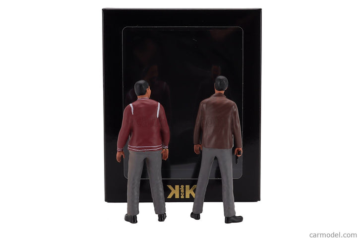 Figures Mike A Markus Standing For Lincoln Continental Cabriolet 1963 1:18 KK Scale hnedá červená