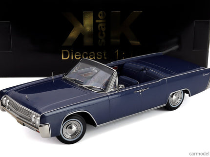 Lincoln Continental Cabriolet 1963 1:18 KK Scale modrá