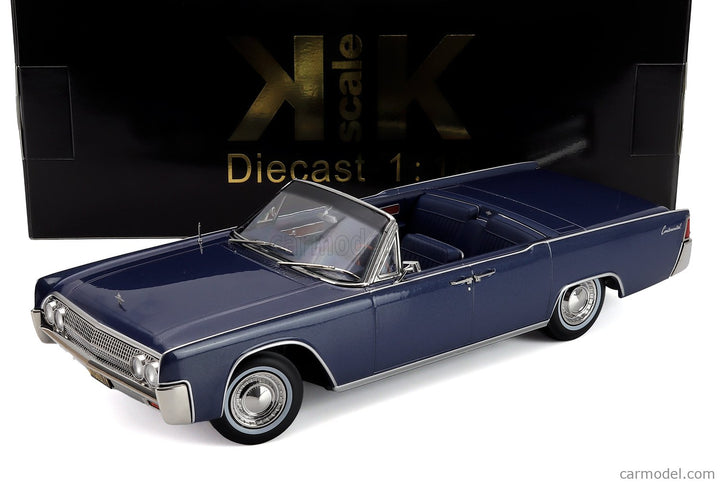 Lincoln Continental Cabriolet 1963 1:18 KK Scale modrá