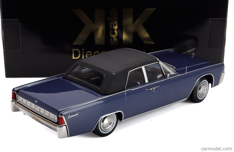 Lincoln Continental Cabriolet 1963 1:18 KK Scale modrá