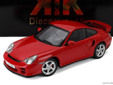 Porsche 911 996 GT2 Coupe 2001 1:18 KK Scale červená