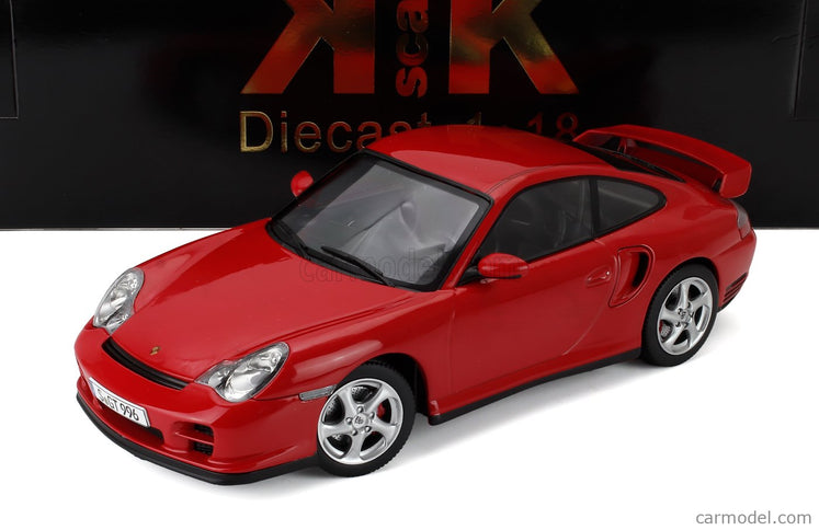 Porsche 911 996 GT2 Coupe 2001 1:18 KK Scale červená