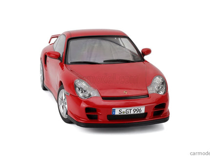 Porsche 911 996 GT2 Coupe 2001 1:18 KK Scale červená