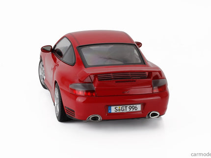 Porsche 911 996 GT2 Coupe 2001 1:18 KK Scale červená