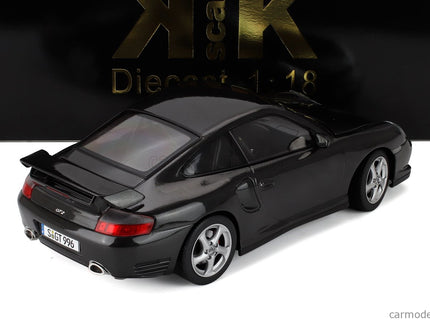 Porsche 911 996 GT2 Coupe 2001 1:18 KK Scale hnedá sivá