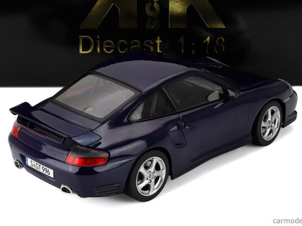 Porsche 911 996 GT2 Coupe 2001 1:18 KK Scale modrá