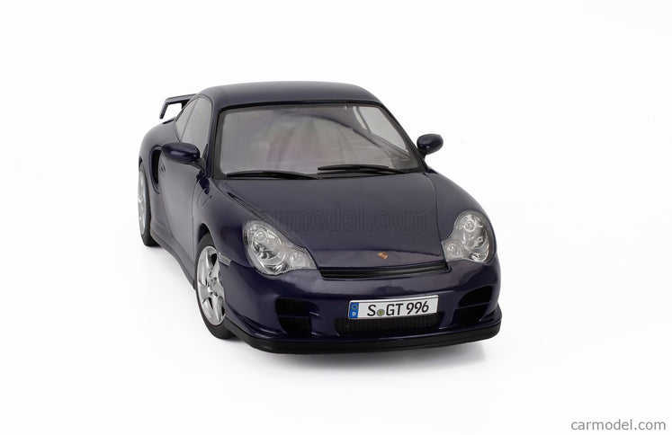 Porsche 911 996 GT2 Coupe 2001 1:18 KK Scale modrá