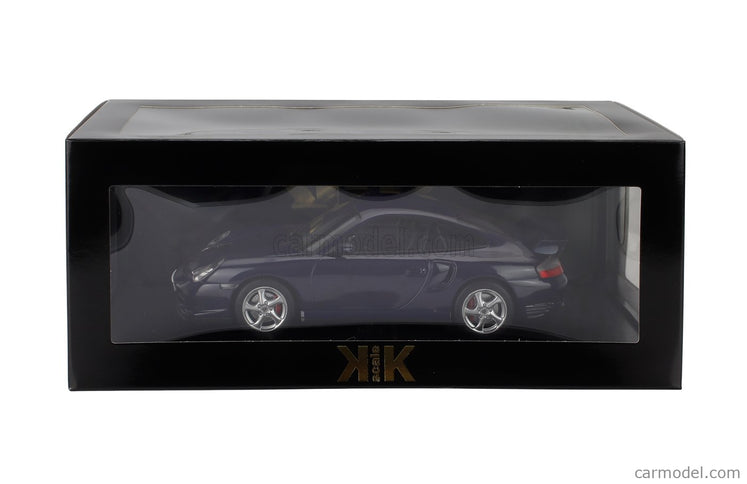 Porsche 911 996 GT2 Coupe 2001 1:18 KK Scale modrá