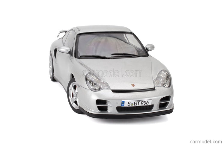 Porsche 911 996 GT2 Coupe 2001 1:18 KK Scale strieborná