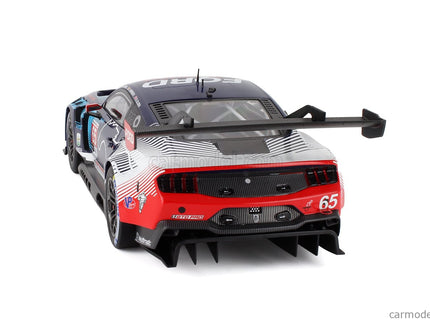 Ford Mustang GT3 5.4L V8 Team Multimatic Motorsports N°65 Víťaz Gtd Pro Class IMSA 24h Daytona 2025 Christopher Mies - Dennis Olsen - Frederic Vervisch 1:18 IXO Models modrá