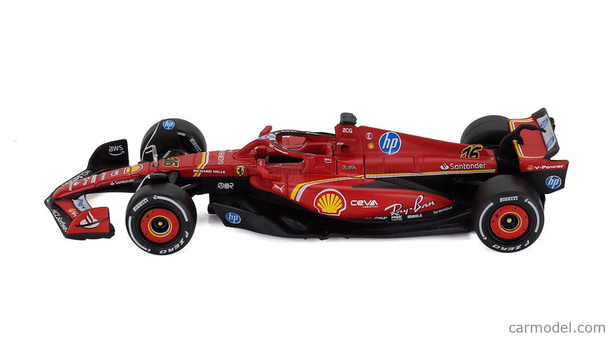 Ferrari Set F1 Charles Leclerc SF-23 Team Scuderia Ferrari SF23 N°16 Monza Italy GP 2023 - 3X SF-24 Team Scuderia Ferrari SF24 3. Miesto N°16 Miami GP 2024 - N°16 Víťaz Monza Italy GP 2024 - N°16 Sezóna Livery 2024 1:43 Bburago rôzne farby