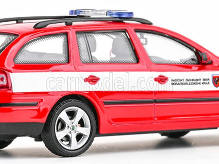 Skoda Octavia II Combi Fire Brigade OF Moravian-Silesian Region 2004 1:43 Abrex červená biela