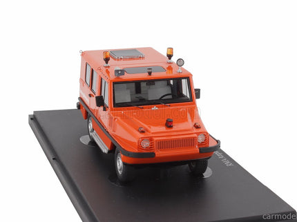 RMA Amphi (anfibio) Ranger 2800 Rettungsfahzeug SR Emergency Vehicle Germany 1985 1:43 Autocult oranžová