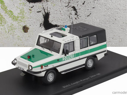 RMA Amphi (anfibio) Ranger 2800 SR Polizei Germany 1985 1:43 Autocult biela zelená