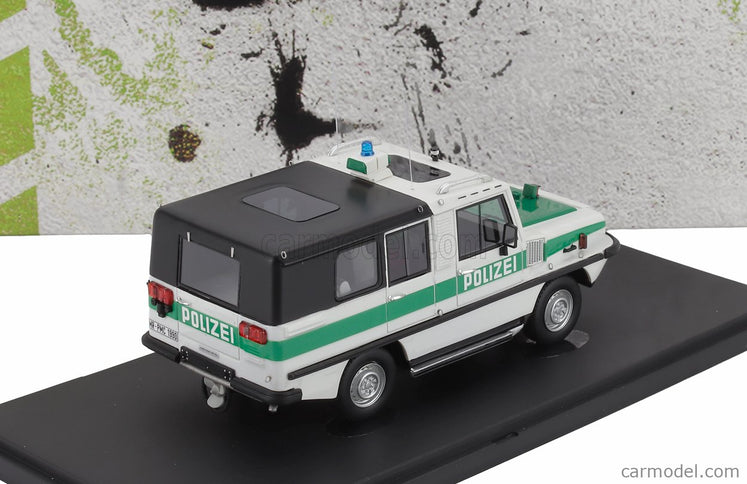 RMA Amphi (anfibio) Ranger 2800 SR Polizei Germany 1985 1:43 Autocult biela zelená