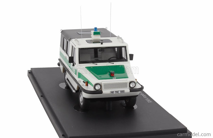 RMA Amphi (anfibio) Ranger 2800 SR Polizei Germany 1985 1:43 Autocult biela zelená