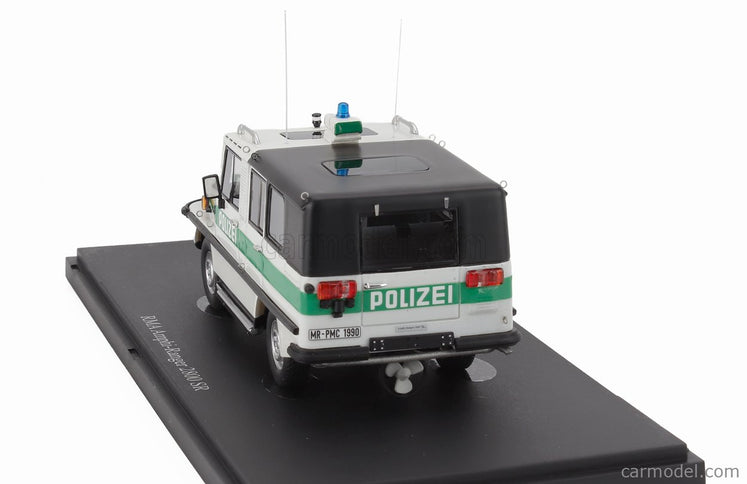RMA Amphi (anfibio) Ranger 2800 SR Polizei Germany 1985 1:43 Autocult biela zelená