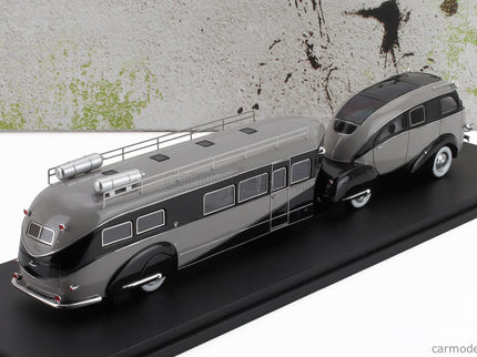 Zephyr Land Yacht Motorhome USA 1936 1:43 Autocult sivá čierna