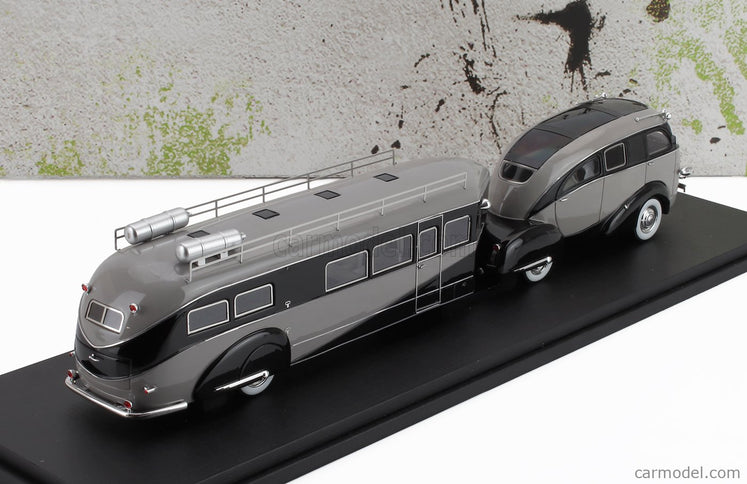Zephyr Land Yacht Motorhome USA 1936 1:43 Autocult sivá čierna