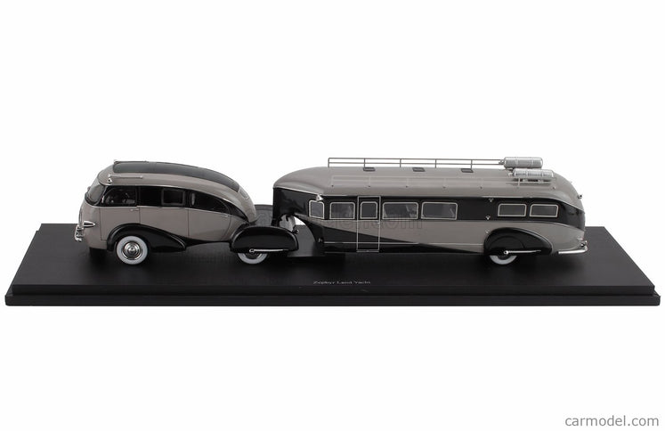 Zephyr Land Yacht Motorhome USA 1936 1:43 Autocult sivá čierna