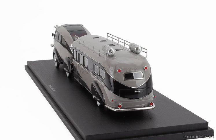 Zephyr Land Yacht Motorhome USA 1936 1:43 Autocult sivá čierna