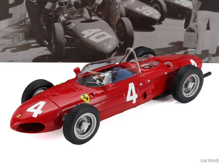 Ferrari F1 156 Sharknose N°4 Víťaz British GP 1961 Wolfgang Von Trips 1:18 Werk83 červená