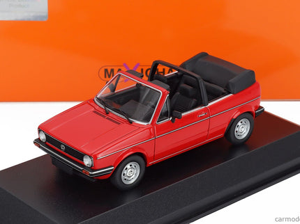 Volkswagen Golf Mki Cabriolet Open 1979 1:43 Minichamps červená