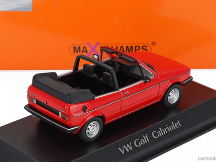 Volkswagen Golf Mki Cabriolet Open 1979 1:43 Minichamps červená