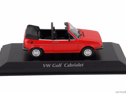 Volkswagen Golf Mki Cabriolet Open 1979 1:43 Minichamps červená