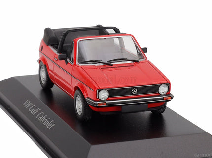 Volkswagen Golf Mki Cabriolet Open 1979 1:43 Minichamps červená