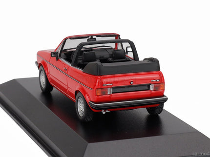 Volkswagen Golf Mki Cabriolet Open 1979 1:43 Minichamps červená
