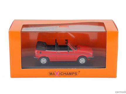 Volkswagen Golf Mki Cabriolet Open 1979 1:43 Minichamps červená