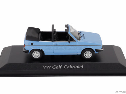Volkswagen Golf Mki Cabriolet Open 1979 1:43 Minichamps svetlomodrá
