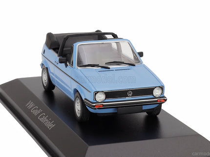 Volkswagen Golf Mki Cabriolet Open 1979 1:43 Minichamps svetlomodrá